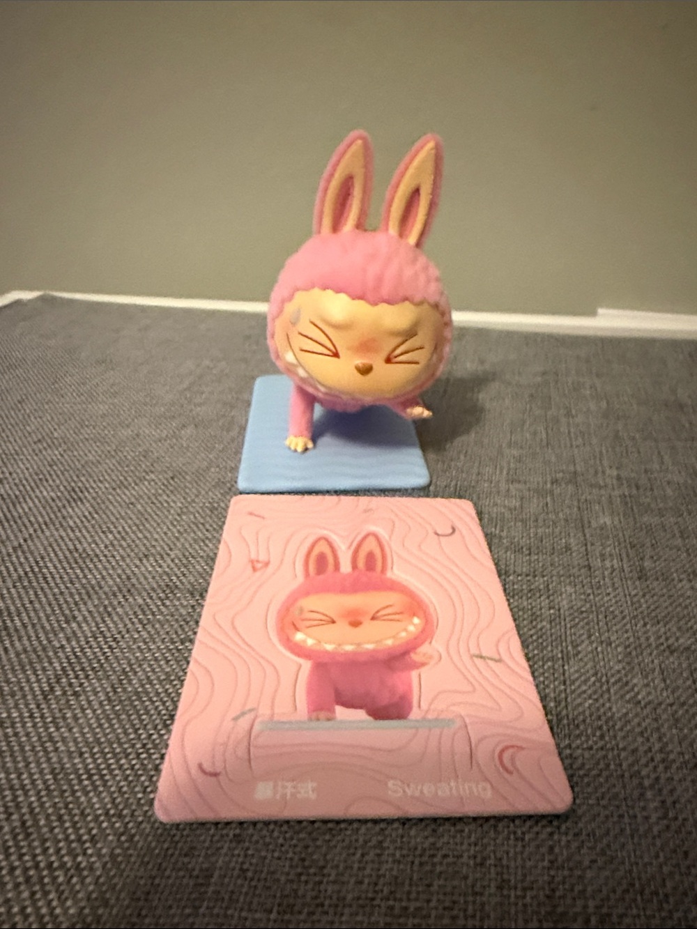 Sweating Lazy Yoga Labubu